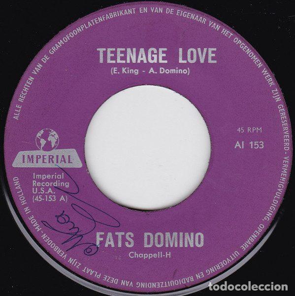 Disques de vinyle: Fats Domino &ndash; Teenage Love (Vinyl, Imperial AI 153)