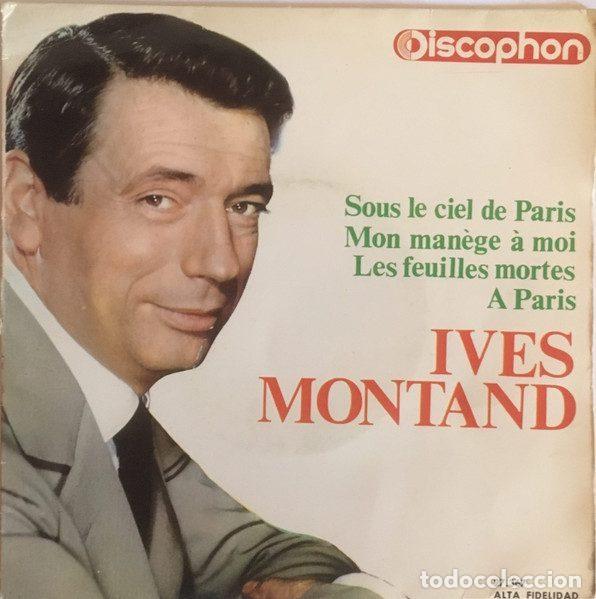Disques de vinyle: Yves Montand &ndash; Sous Le Ciel De Paris (Vinyl, Discophon 27.367)