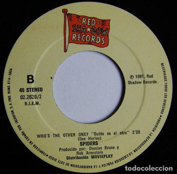 Discos de vinilo: The Spiders &ndash; Mony Mony (Vinyl, Red Shadow Records REDS 004) - Foto 4