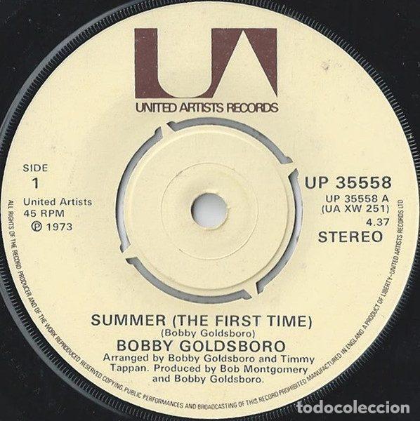 Disques de vinyle: Bobby Goldsboro &ndash; Summer (The First Time) (Vinyl, United Artists Records UP 35558)