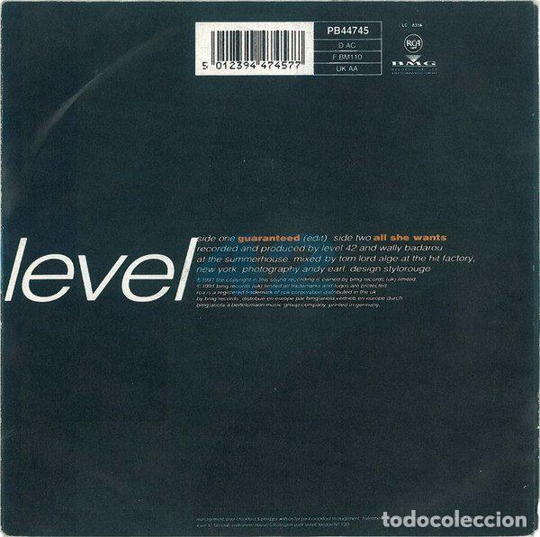 Discos de vinilo: Level 42 &ndash; Guaranteed (Vinyl, RCA PB44745) - Foto 2