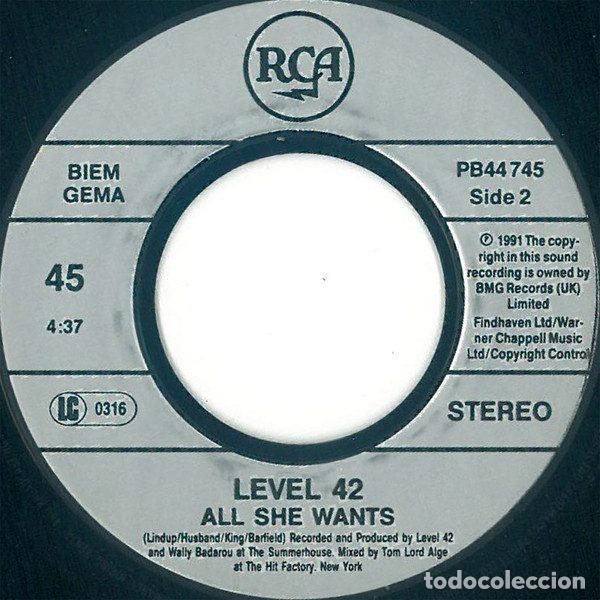 Discos de vinilo: Level 42 &ndash; Guaranteed (Vinyl, RCA PB44745) - Foto 4