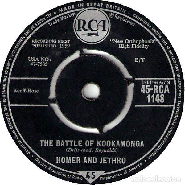Vinyl-Schallplatten: Homer And Jethro &ndash; The Battle Of Kookamonga (Vinyl, RCA 45-RCA 1148)