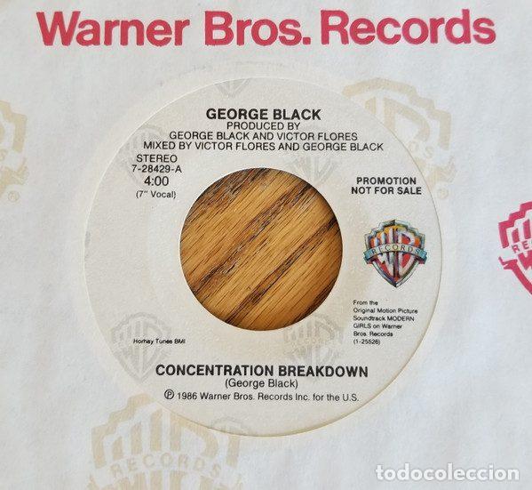Vinyl-Schallplatten: George Black &ndash; Concentration Breakdown (Vinyl, Warner Bros. Records 7-28429-A)