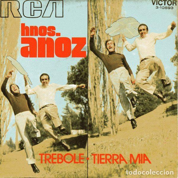 Dischi in vinile: Hnos. Anoz &ndash; Trebole / Tierra mia (Vinyl, RCA Victor 3-10593)