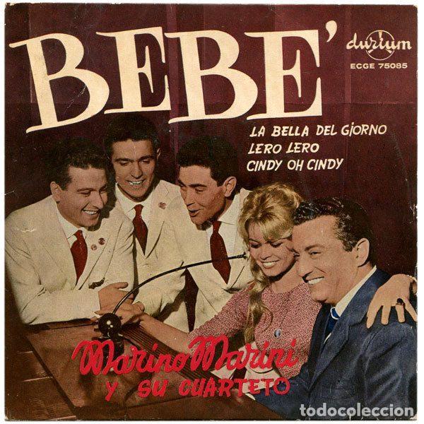 Discos de vinil: Marino Marini Y Su Cuarteto &ndash; Bebe (Vinyl, Durium ECGE 75085)