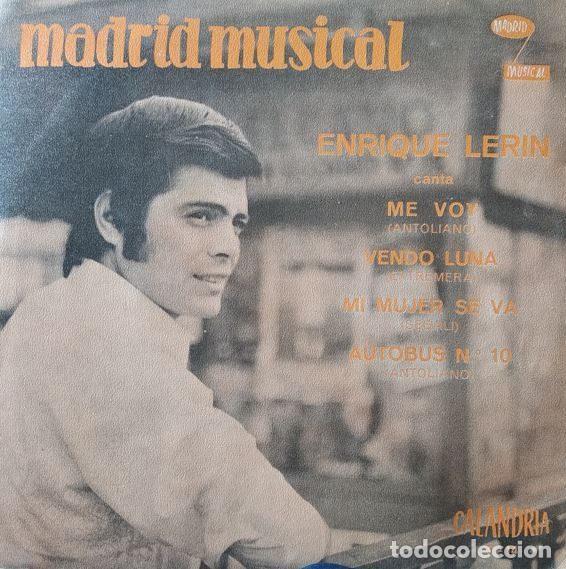 Disques de vinyle: Enrique Lerin &ndash; Me Voy (Vinyl, Calandria C-14)