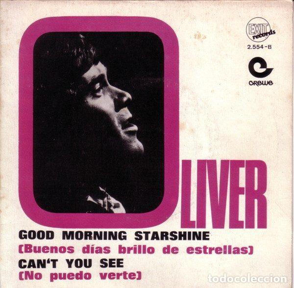Vinyl records: Oliver &ndash; Good Morning Starshine / Can't You See (Vinyl, Exit Records 2.554-B)