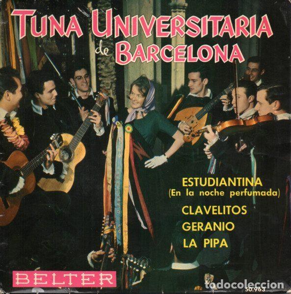 Disques de vinyle: Tuna Universitaria De Barcelona &ndash; Estudiantina (En La Noche Perfumada) (Vinyl, Belter 50.963)