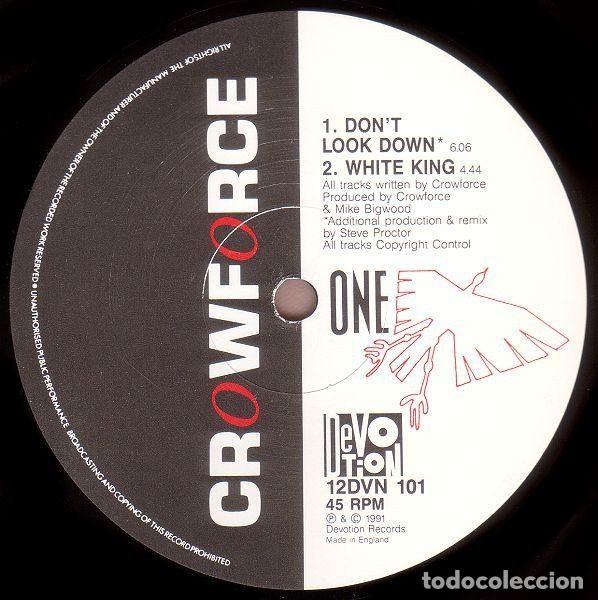 Discos de vinilo: Crowforce &ndash; Dont Look Down (Vinyl, Devotion 12 DVN 101) - Foto 2