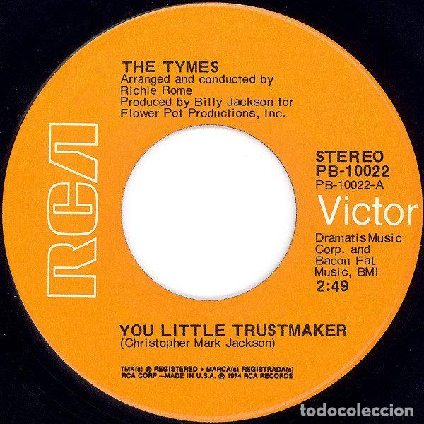 Discos de vinil: The Tymes &ndash; You Little Trustmaker (Vinyl, RCA Victor PB-10022)