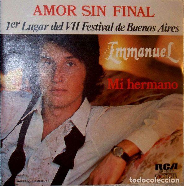 Disques de vinyle: Emmanuel &ndash; Amor Sin Final (Vinyl, RCA Victor SP-4819)