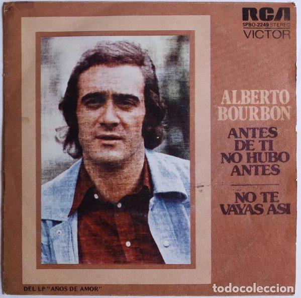 Vinyl-Schallplatten: Alberto Bourbon &ndash; Antes de Ti No Hubo Antes (Vinyl, RCA Victor SPBO-2249)