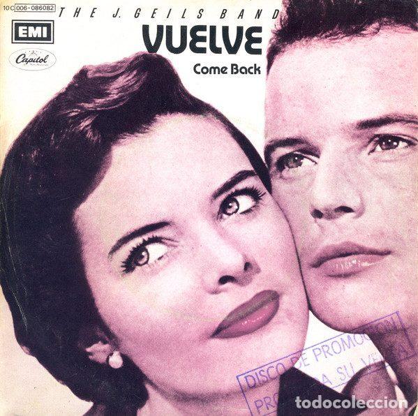 Discos de vinil: The J. Geils Band &ndash; Vuelve = Come Back (Vinyl, Capitol Records 10C 006-086082)