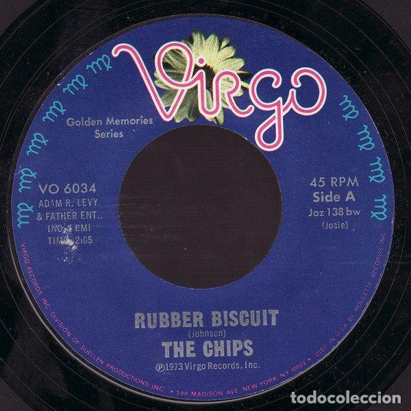 Discos de vinilo: The Chips / The Blue Notes &ndash; Rubber Biscuit / If You Love Me (Vinyl, Virgo VO 6034)