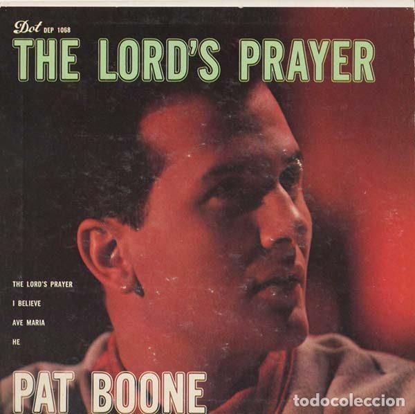 Discos de vinilo: Pat Boone &ndash; The Lord's Prayer (Vinyl, Dot Records DEP 1068)