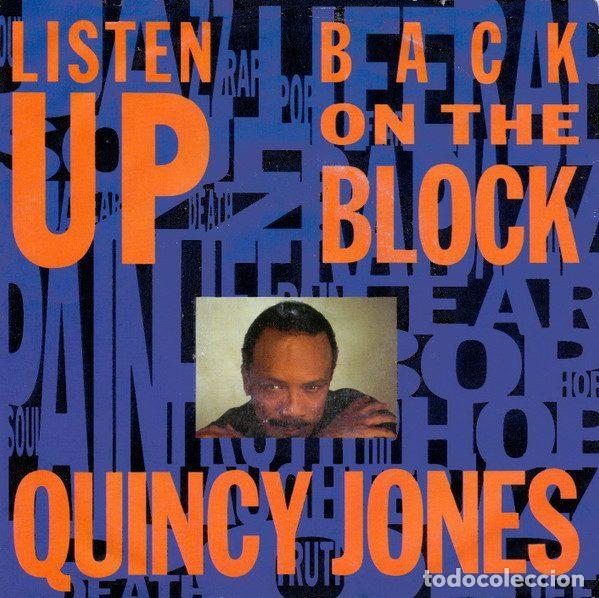 Dischi in vinile: Quincy Jones &ndash; Back On The Block / Listen Up (Vinyl, Qwest Records 5439-19411-7)