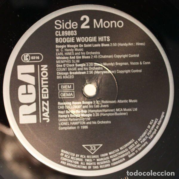 Discos de vinilo: Various &ndash; Boogie Woogie Hits (Vinyl, RCA CL89803) - Foto 4