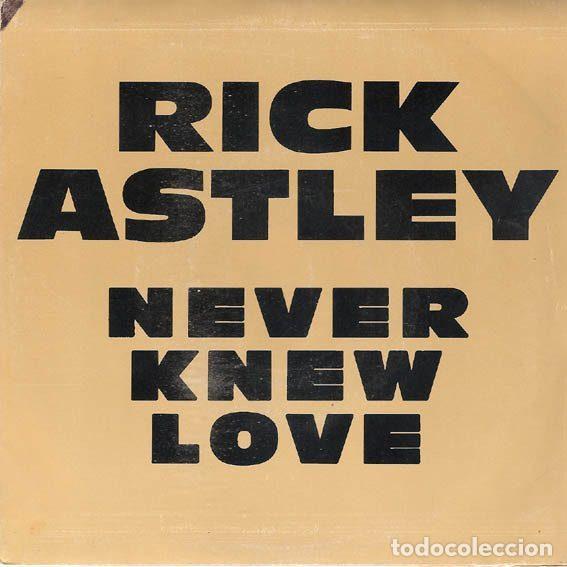 Discos de vinilo: Rick Astley &ndash; Never Knew Love (Vinyl, RCA 1A 0386)