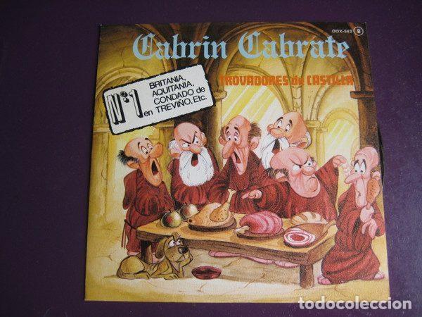 Discos de vinilo: Trovadores De Castilla &ndash; Cabrin Cabrate (Vinyl, Zafiro OOX 543)