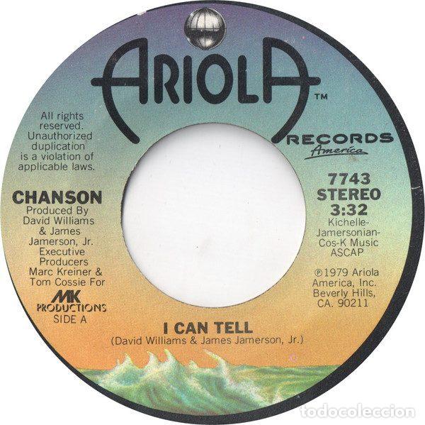 Discos de vinil: Chanson &ndash; I Can Tell (Vinyl, Ariola Records America 7743)