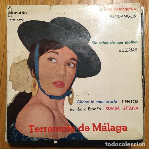 Disques de vinyle: La Terremoto de M&aacute;laga &ndash; Malos Desenga&ntilde;os (Vinyl, Iberofon IB-45-1.192)
