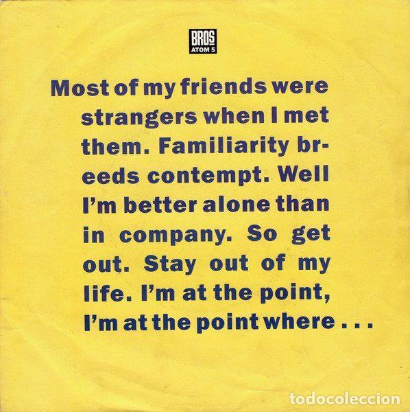 Discos de vinilo: Bros &ndash; I Quit (Vinyl, CBS ATOM 5)