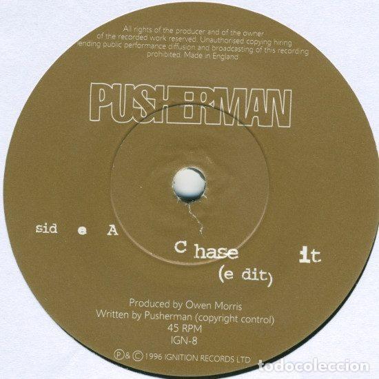 Discos de vinilo: Pusherman &ndash; Chase It (Vinyl, Ignition Records IGN-8) - Foto 3