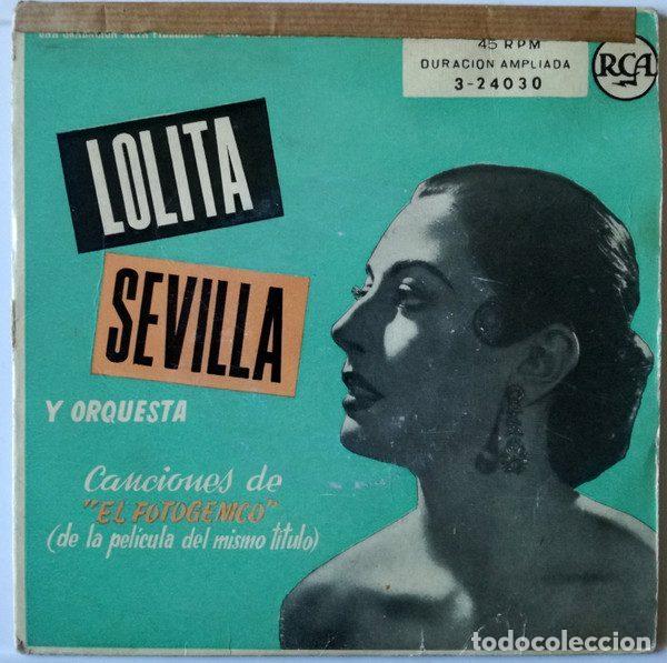 Disques de vinyle: Lolita Sevilla &ndash; Canciones De &rdquo;El Fotog&eacute;nico&rdquo; (Vinyl, RCA 3-24030)