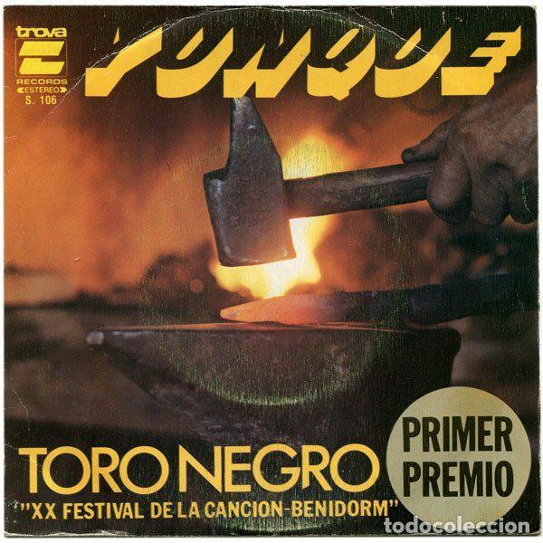 Vinyl-Schallplatten: Yunque &ndash; Toro Negro (XX Festival De La Canci&oacute;n De Benidorm) Primer Premio (Vinyl, Trova Records...