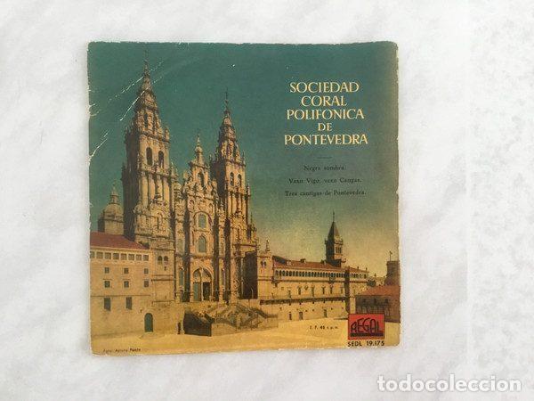 Disques de vinyle: Sociedad Coral Polif&oacute;nica de Pontevedra &ndash; Negra Sombra (Vinyl, Regal SEDL 19.175)