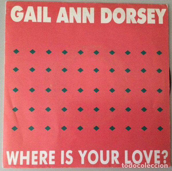 Discos de vinil: Gail Ann Dorsey &ndash; Where Is Your Love? (Vinyl, WEA PROMO 1.030)