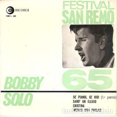 Vinyl records: Bobby Solo &ndash; Festival San Remo 65 (Vinyl, Ricordi 281 - XC)