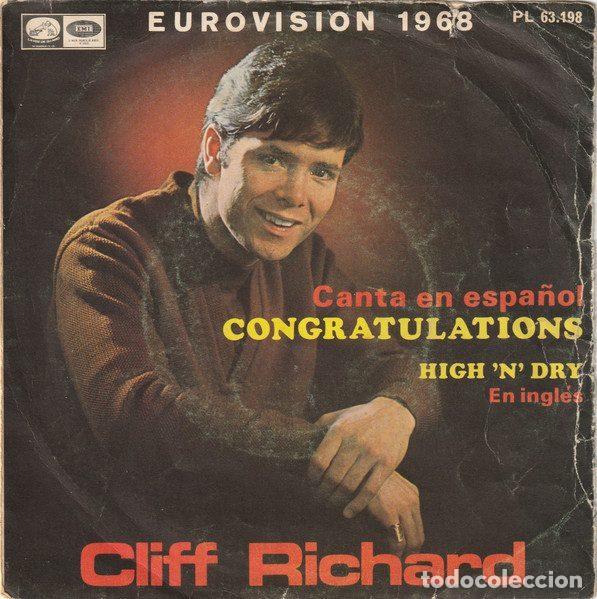 Discos de vinilo: Cliff Richard &ndash; Congratulations (Vinyl, La Voz De Su Amo PL 63.198)