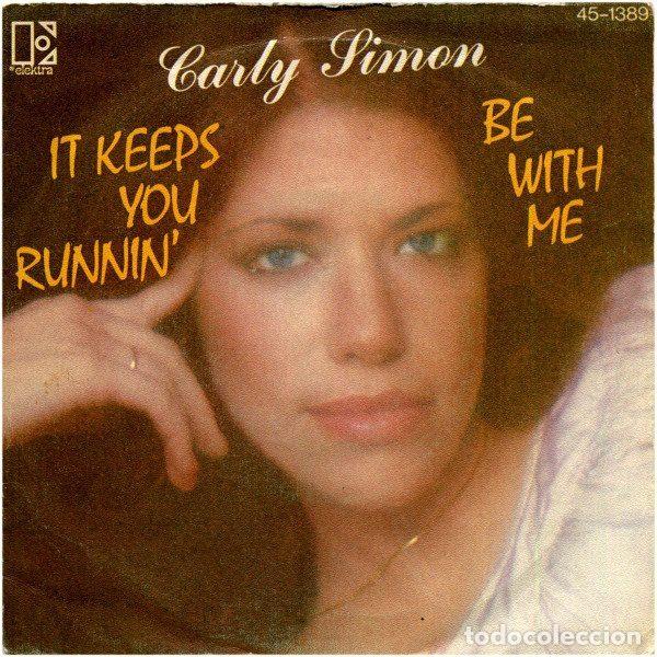 Discos de vinilo: Carly Simon &ndash; It Keeps You Runnin' (Vinyl, Elektra 45-1389)