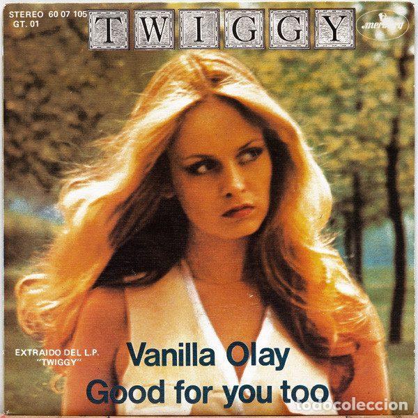 Vinyl records: Twiggy &ndash; Vanilla Olay / Good For You Too (Vinyl, Mercury 60 07 105)