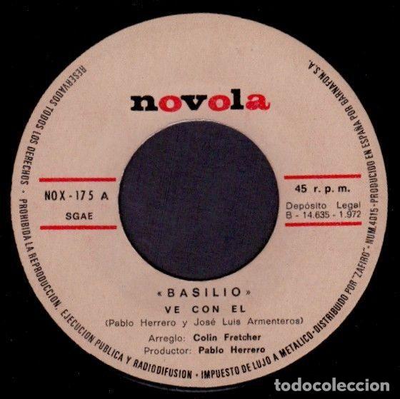Discos de vinilo: Basilio &ndash; Ve Con El (Vinyl, Novola NOX - 175) - Foto 3