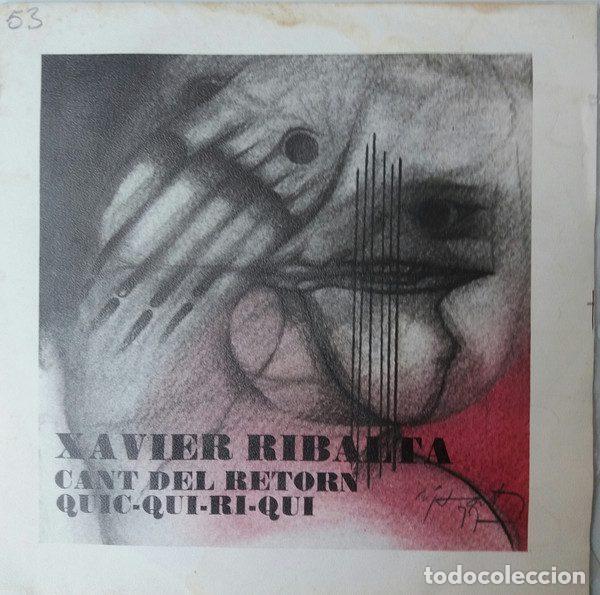 Disques de vinyle: Xavier Ribalta &ndash; Cant Del Retorn / Quic-Qui-Ri-Qui (Vinyl, RCA Victor PB-7637)