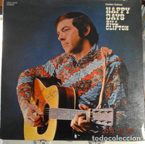 Vinyl-Schallplatten: Bill Clifton &ndash; Happy Days (Vinyl, Pye Golden Guinea Records GSGL 10476)