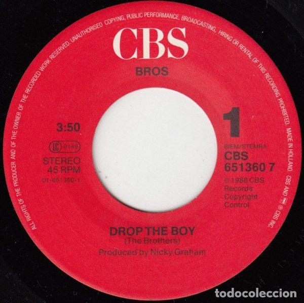 Discos de vinilo: Bros &ndash; Drop The Boy (Vinyl, CBS 651360 7) - Foto 3