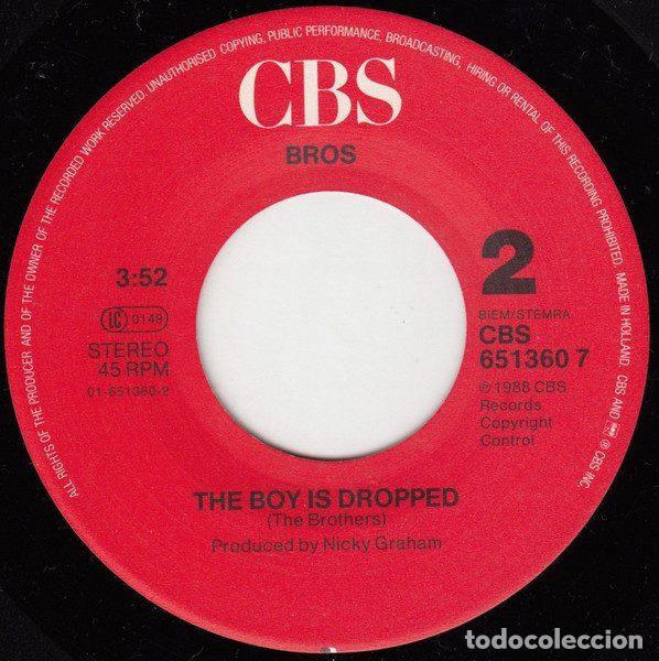 Discos de vinilo: Bros &ndash; Drop The Boy (Vinyl, CBS 651360 7) - Foto 4