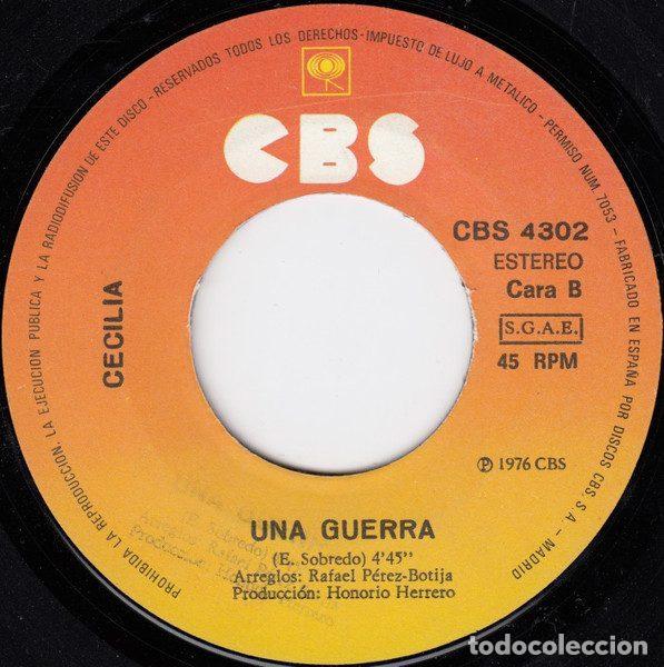 Discos de vinilo: Cecilia &ndash; T&uacute; Y Yo (Vinyl, CBS CBS 4302) - Foto 4