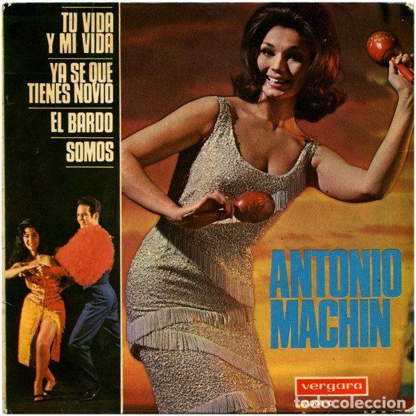 Discos de vinil: Antonio Machin &ndash; Tu Vida Y Mi Vida (Vinyl, Vergara 10.008-C)