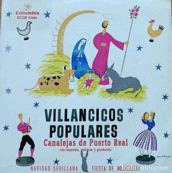 Vinyl records: Canalejas De Puerto Real &ndash; Villancicos Populares (Vinyl, Columbia ECGE 71146)
