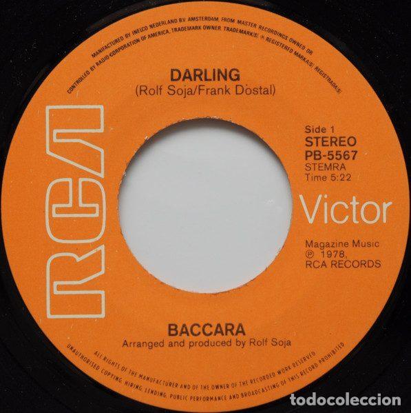 Discos de vinilo: Baccara &ndash; Darling (Vinyl, RCA PB-5567) - Foto 3
