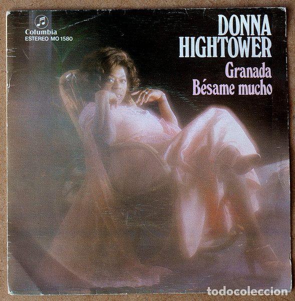 Vinyl-Schallplatten: Donna Hightower &ndash; Granada / B&eacute;same Mucho (Vinyl, Columbia MO 1580)