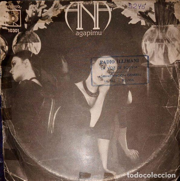 Discos de vinil: Ana Bel&eacute;n &ndash; Agapim&uacute; (Vinyl, CBS 10301)