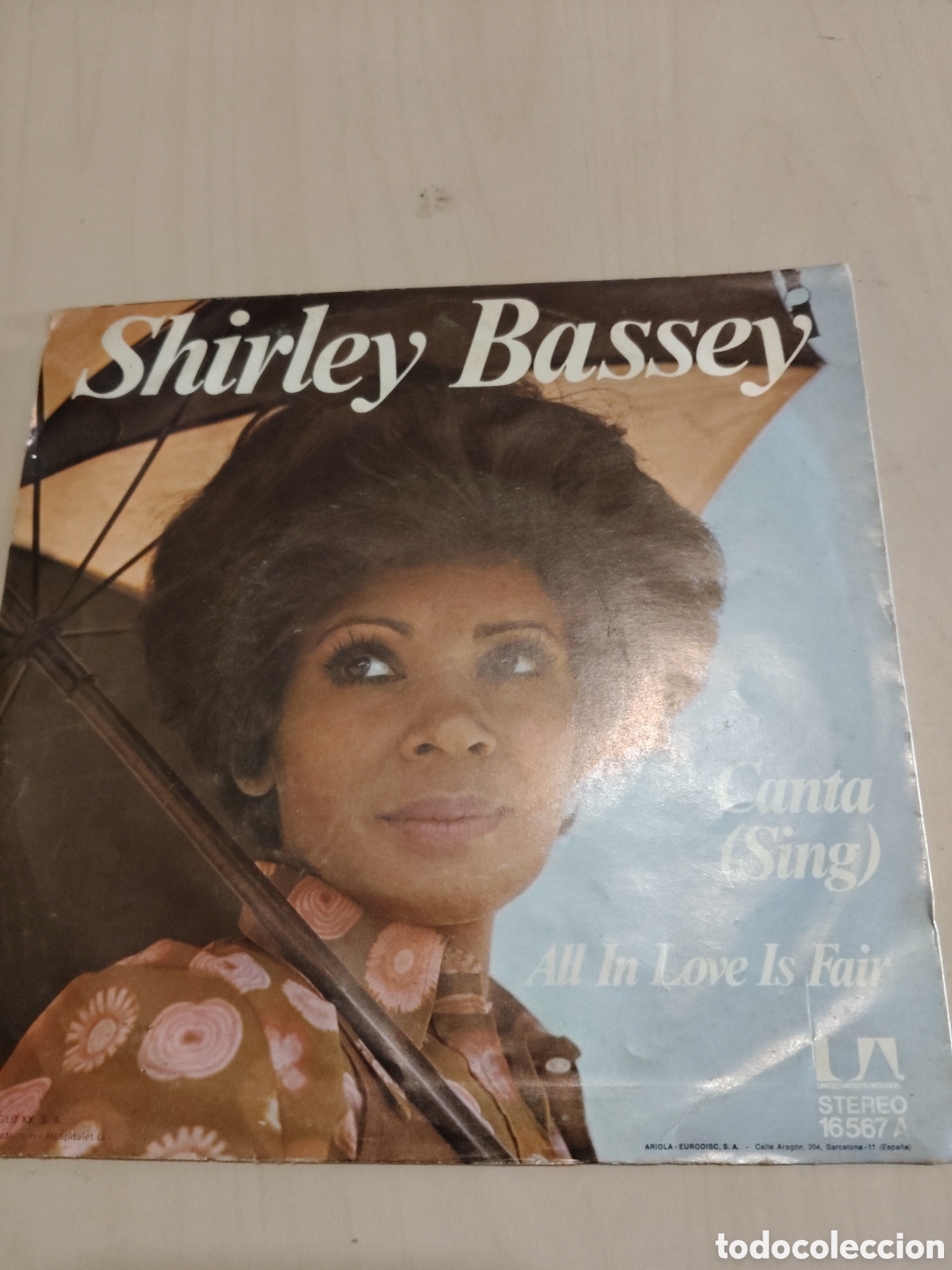 Discos de vinilo: MV683 Shirley bassey canta MINI VINILO - Foto 2