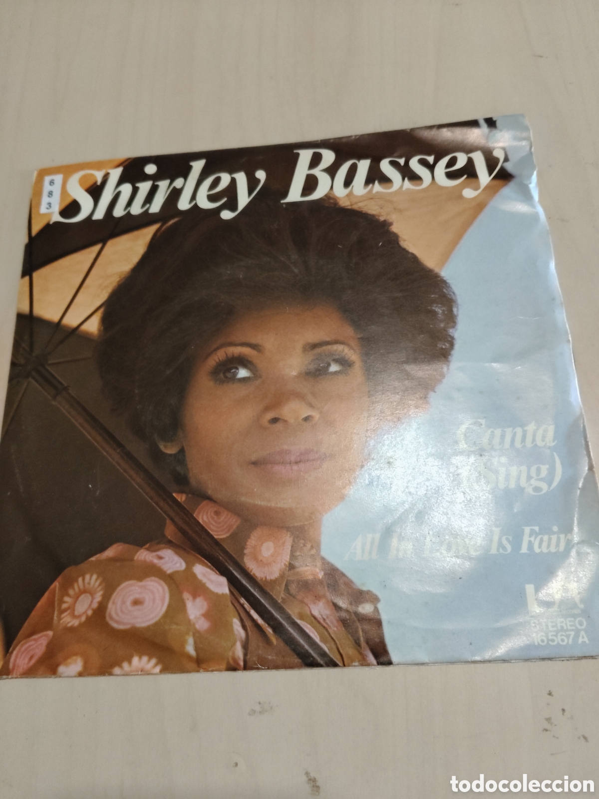 Discos de vinilo: MV683 Shirley bassey canta MINI VINILO - Foto 1