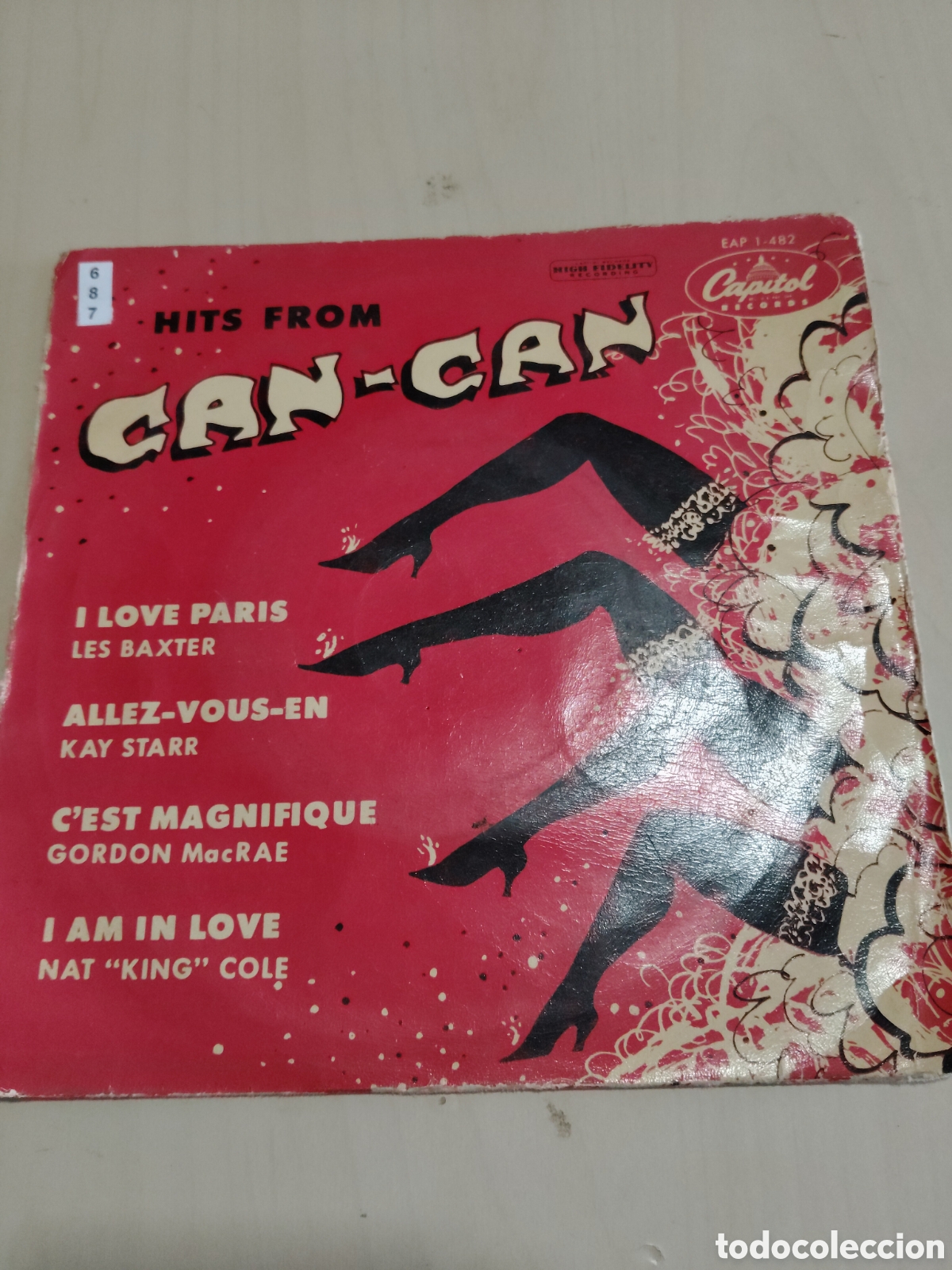 Discos de vinilo: MV687 can - can hits from MINI VINILO